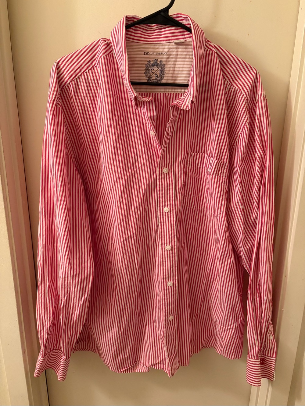 Cutter & Buck Striped Button-Down Shirt